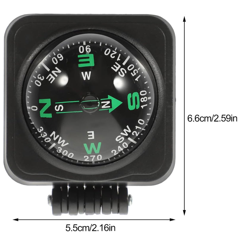 GOKT Marine Compass - Variable Angle Car Compass, Dash Compass for Automotive Use, Durable and Reliable Navigation Tool for Your Vehicle Car Compass Ball, Dash Mount Adjustable Compass