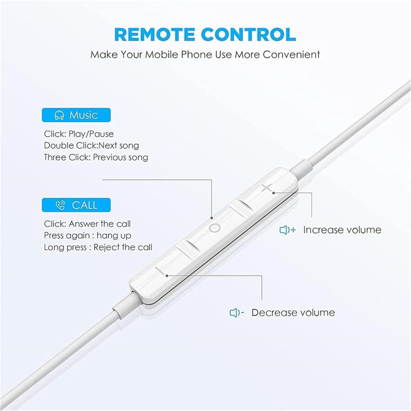 2 Packs USB C Headphones for iPhone 16/15 Pro Max Plus Type C Earbuds Wired Earphones with Mic & Remote Control Noise Cancelling for iPhone 16/15 pro, iPad Pro, Galaxy S23/S22/S21/S20/Ultra Note 10/20