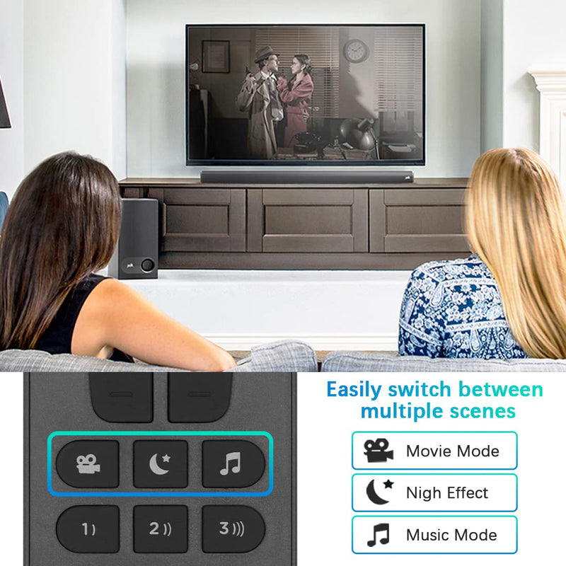 Polk Audio Universal Soundbar Remote Control Replacement for Signa S1, S2, S3, S4 Ultra-Slim Sound Bar polk soundbar remote