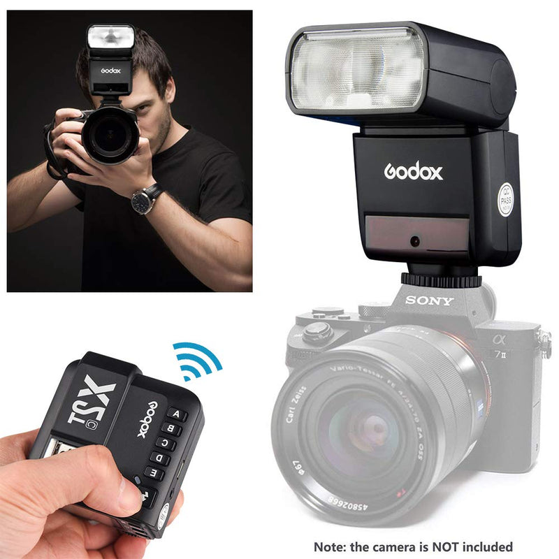 GODOX TT350S TTL Camera Flash GN36 1/8000s HSS Mini Flash Speedlight for Sony Mirrorless Cameras