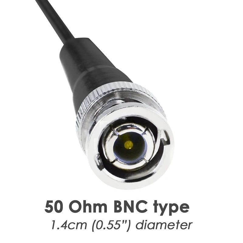 High accuracy pH electrode with calibration powder, 0-14 pH probe with BNC connector & 300cm cable for wide application