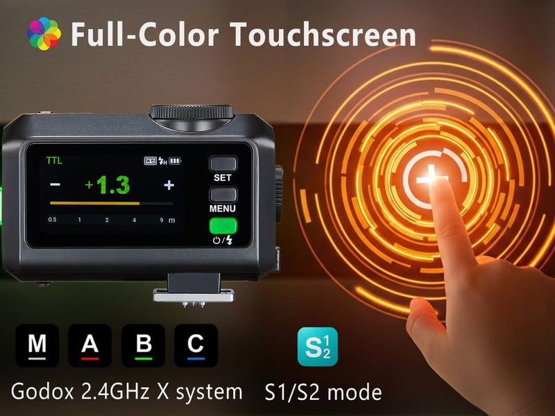 Godox iT30 pro N TTL Mini Flash - GODOX Authorized Distributor iT30Pro N for Nikon - GoDOx IT30 Pro for Nikon GodOX TTL Flash, Wireless Master & Receiver, HSS 1/8000 Second, 2.4G Wireless,GodOX Flash Black