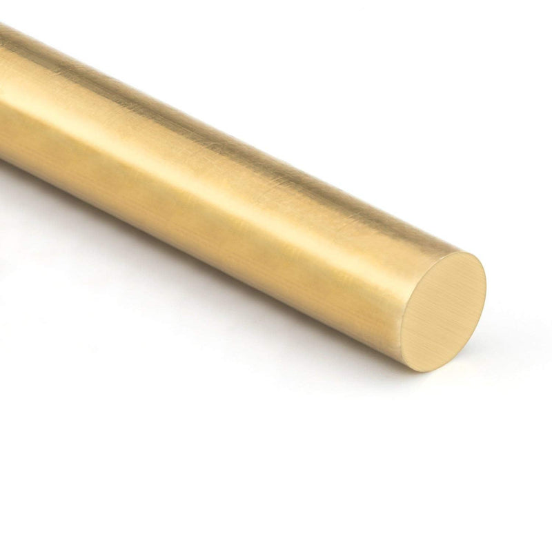 1 Pieces 12 inches 5/8 inch/16mm Brass Rods, Sutemribor Brass Solid Round Rod Lathe Bar Stock, 5/8 inch/16mm in Diameter, 12 inches in Length 5/8 inch x 12 inches Sutemribor Brass Round Rods