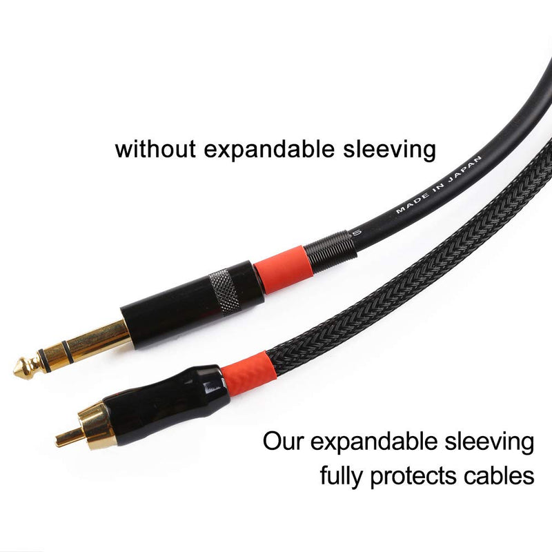 25ft - 1 inch PET Expandable Braided Sleeving – Black – Alex Tech Braided Cable Sleeve 1"-25ft