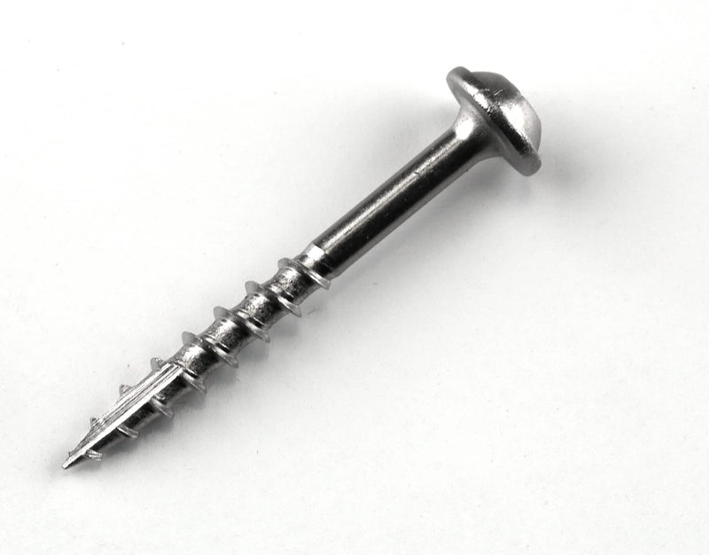 Kreg Stainless Steel Pocket Hole Screws - SML-C150S5-100 - 1-1/2-Inch - Coarse Thread - Maxi-Loc Head - Outdoor - 100 Count