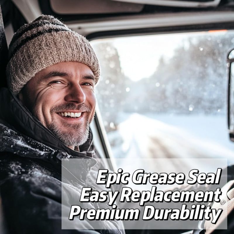 RV MURTS 4 Double Lip Grease Seals ID 1.719" x OD 2.565" for 3500lb #84 Trailer Axle Replacement, 171255TB, 010-019-00 Dexter, 473336, Spindles Hub Wheel, Electric Brake Assemblies for Boat Trailers. Grease Seal