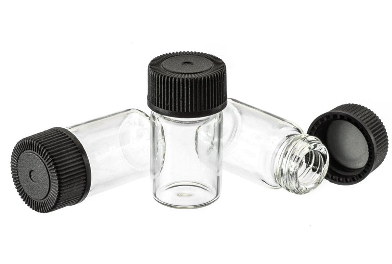 SE Glass Vials with 1" x 9/16" Diameter (Pack of 144) - GB1 1" x 9/16"