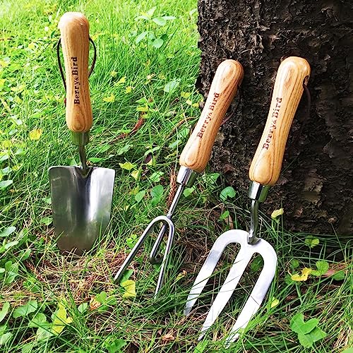 Garden Tool Set 3 Pieces Stainless Steel Heavy Duty Garden Sets Garden Tool Set (3 Pieces)