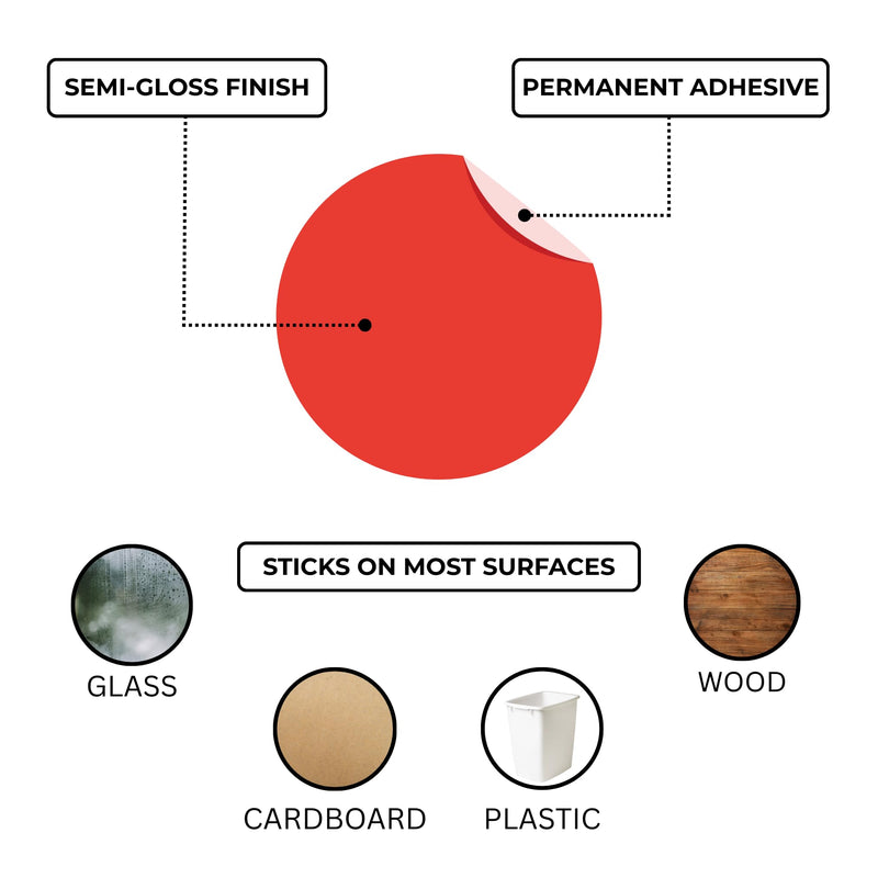 ChromaLabel Red Dot Stickers 1/4 Inch, Small Round Color Coding Labels, Mini Circle Stickers for Inventory, Classroom, Office, Charts, Files, 1000 Count in Dispenser Box 1/4"