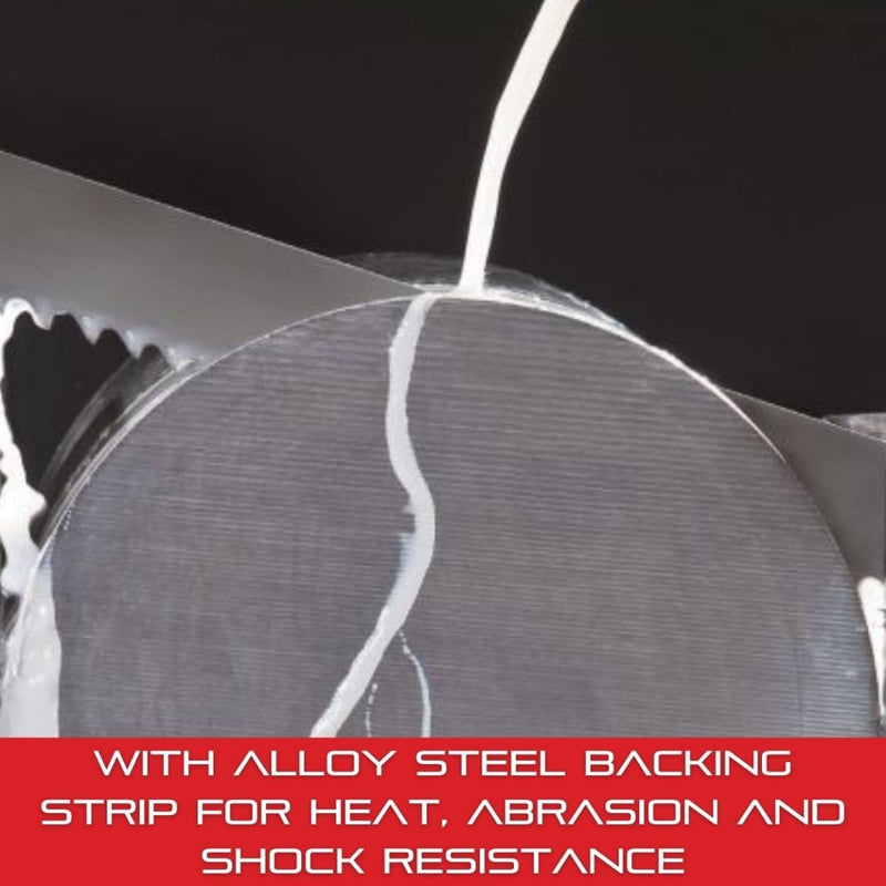 Starrett Intenss PRO-DIE Bi-Metal Band Saw Blade - Ideal for Contour Cutting on Vertical Machines - 07 Ft. 11 in, 1/2 x .025 x 14-18/RG-S-W - 99188-07-11 95 Inches 1/2 inches 14-18 Teeth per Inch 0.025 Inches