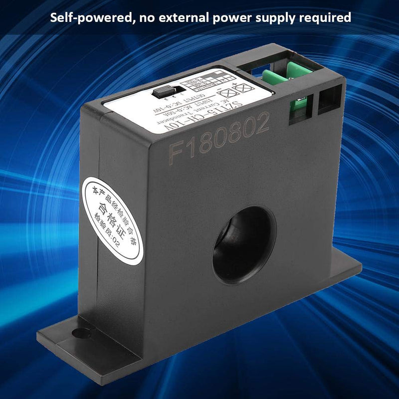AC Converter, AC Transmitter Power, Distribution and Control Equipment Instrumentation Mutual Inductance AC 0-50A to DC 0-10V (Model SZT15-CH-10V)
