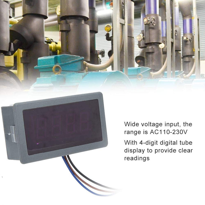 Digital Speedometer, Display, High Measurement, 220V AC, Tachometer, 4 Digit Tube and Detectors, Accuracy AC220V