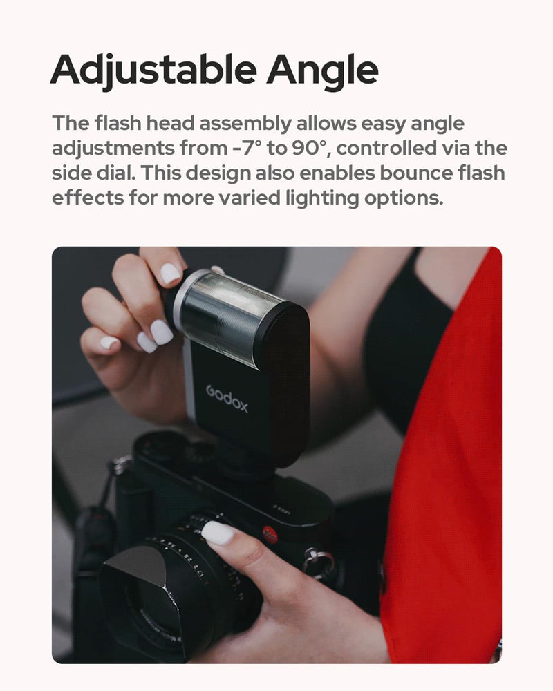 GODOX iA32 Mini Flash Speedlite Hot Shoe Flashes for Fuji, for Canon, for Nikon, for Sony, for Olympus Camera