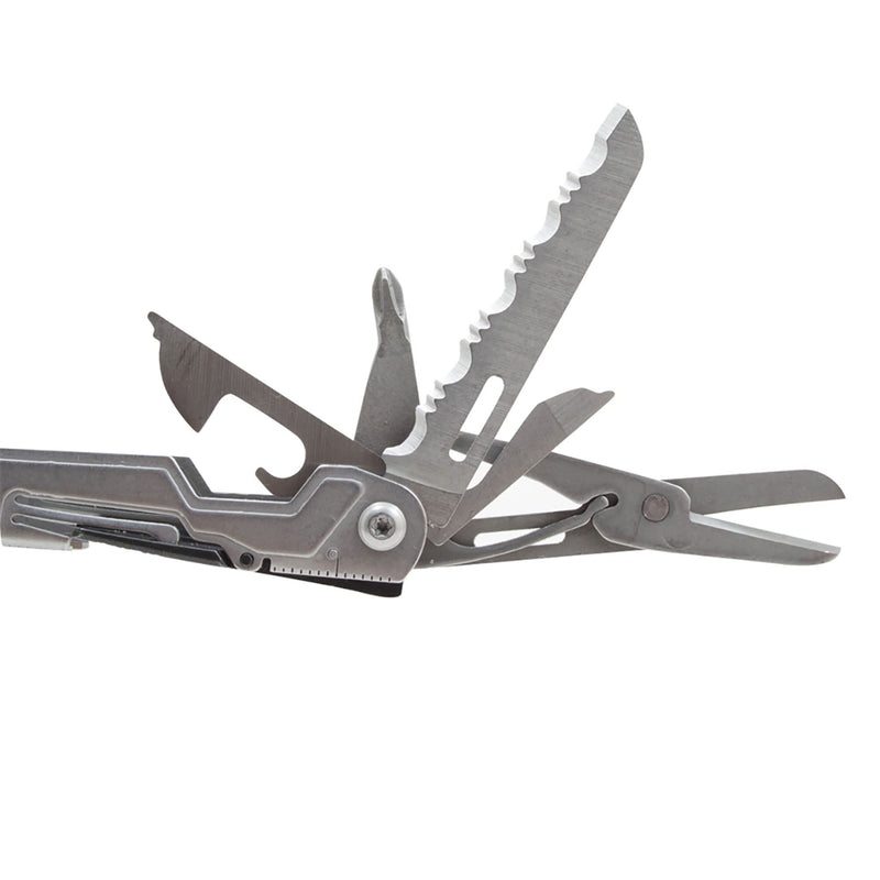 SOG PowerPint Mini Compact Stainless Steel Multi-Tool |18 Lightweight Specialty Tools & SOG Multitool Pliers Pocket Knife, Stone Wash One Size Power Pint