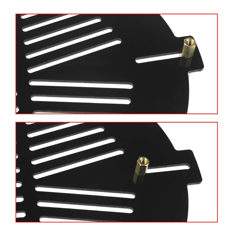 Astromania Bahtinov Mask Focusing Mask for Telescopes - FM100mm for a Tube Outer Diameter (OD) from 105mm-150mm - can be Mounted with The Brass Screws Inside or Outside The drawtube For Outer Diameter from 105mm-150mm