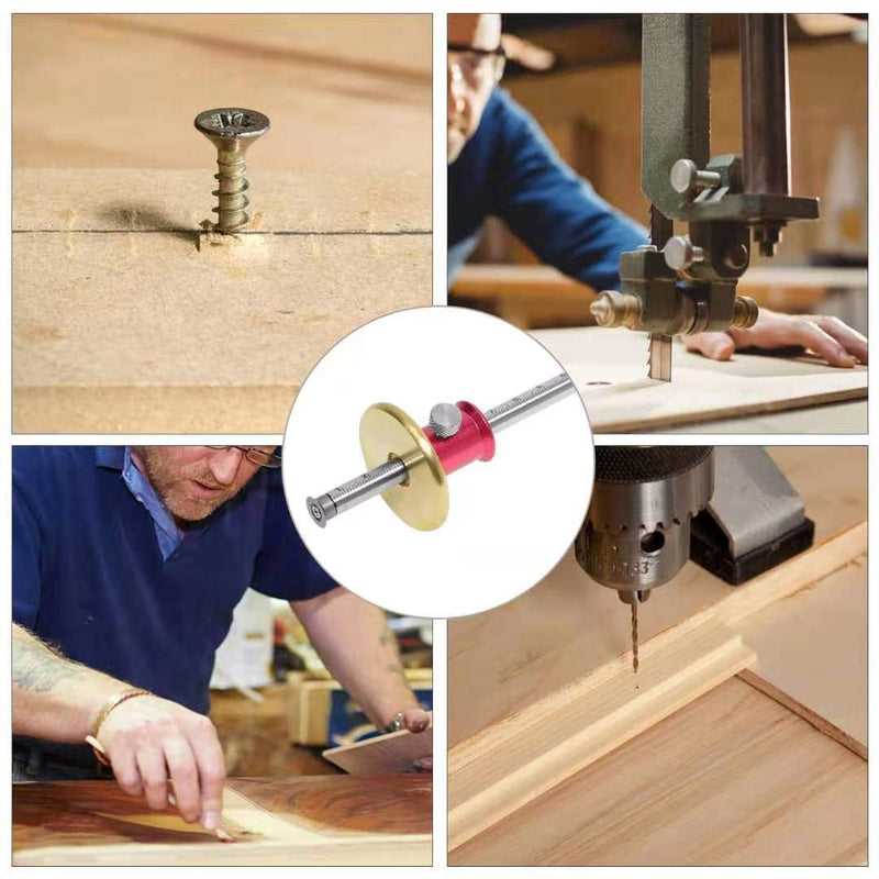 YOSELIN Dovetail Marking Jig Wheel Marking Gauge Tool Set, 1 Woodworking Pencil,1 Wheel Cutter for Hardwood,1 Bearing Wheel Cutter for Soft Wood, Precision Ground Steel Rod for Woodworking … | Built with a CNC brass fence, carbide wheel, stainless stee...