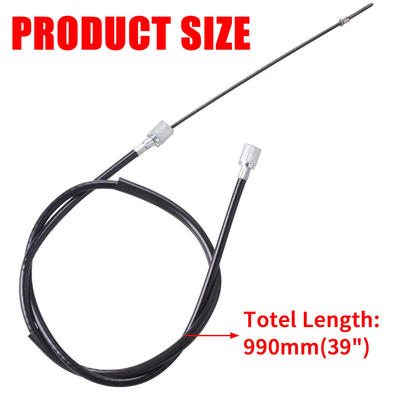 Speedometer Cable, GY6 49cc 50cc 150cc Scooter 39'' Speedometer Cable M12 Thread Compatible with Peace Ice NST Partst Taotao