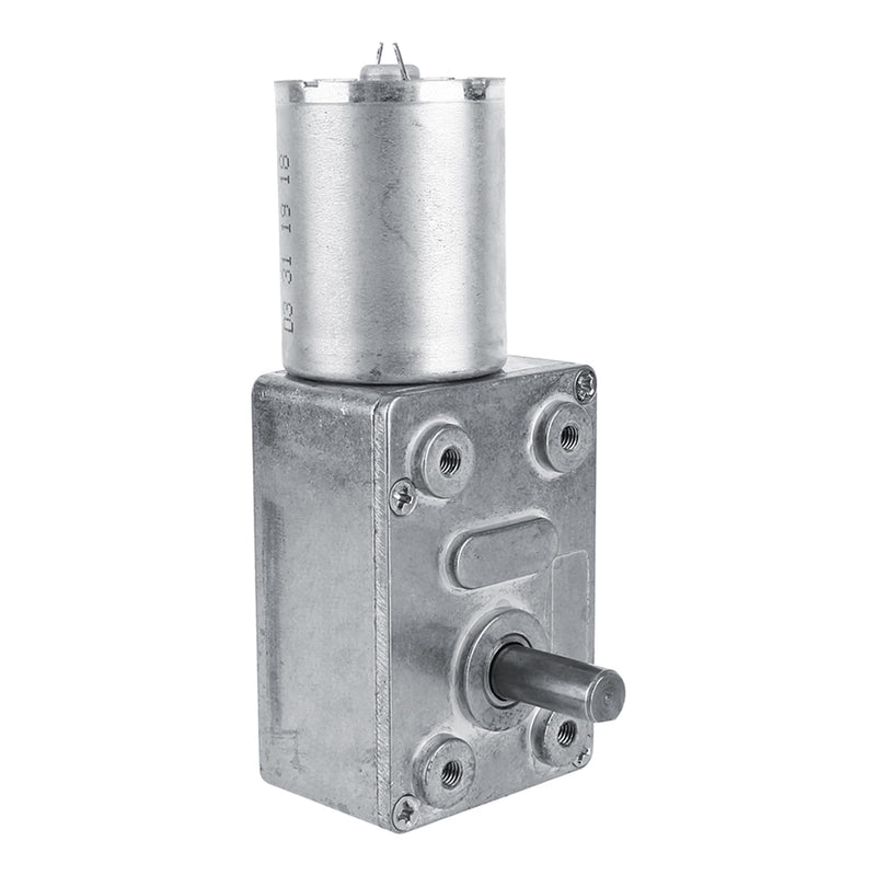 Electric Drive Motor, Switchable High Torque Worm Gear Motor DC 12V Reduction Motor CW/CCW for Window, Door Opener, Miniature Winch(5RPM) 5RPM