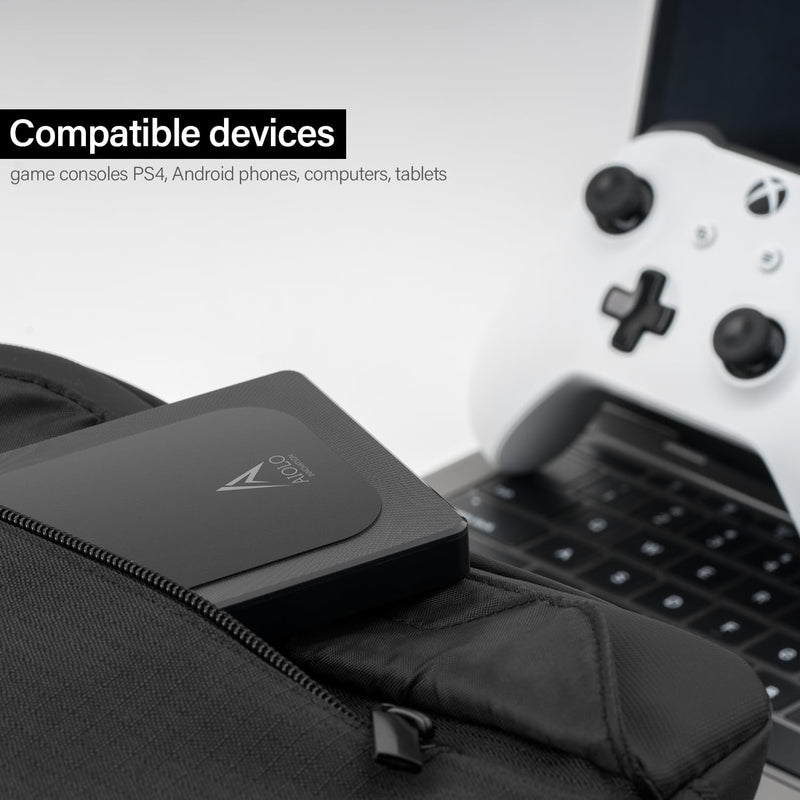 1TB External Hard Drive Ultra Slim Portable HDD-USB 3.0 USB-C for PC, Mac, Laptop, PS4, Xbox one,Xbox 360 1TB