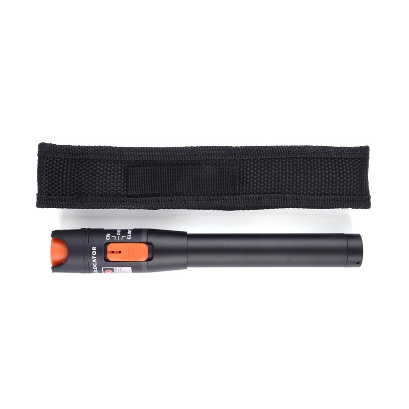 Visual Fault Locator 5KM Fiber Optic Tester Tool Kit VFL Light Pen for Network Cable for SC/FC/ST/LC Connectors (5MW) | Visual Fault Locator, Fiber Optic Tester, Portable Mini Red Fiber Optic Cable Tester