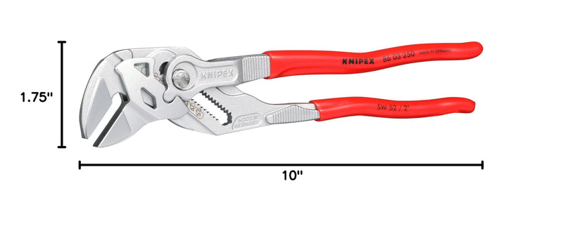 KNIPEX Tools KNIPEX 86 03 250 SBA Pliers Wrench, | locking-jaw-pliers