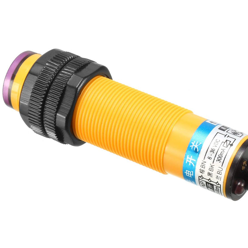 sourcing map Infrared Beam Diffuse Colors Relreflection Switch DC 6-36V | E3F DS30P1, 300mA