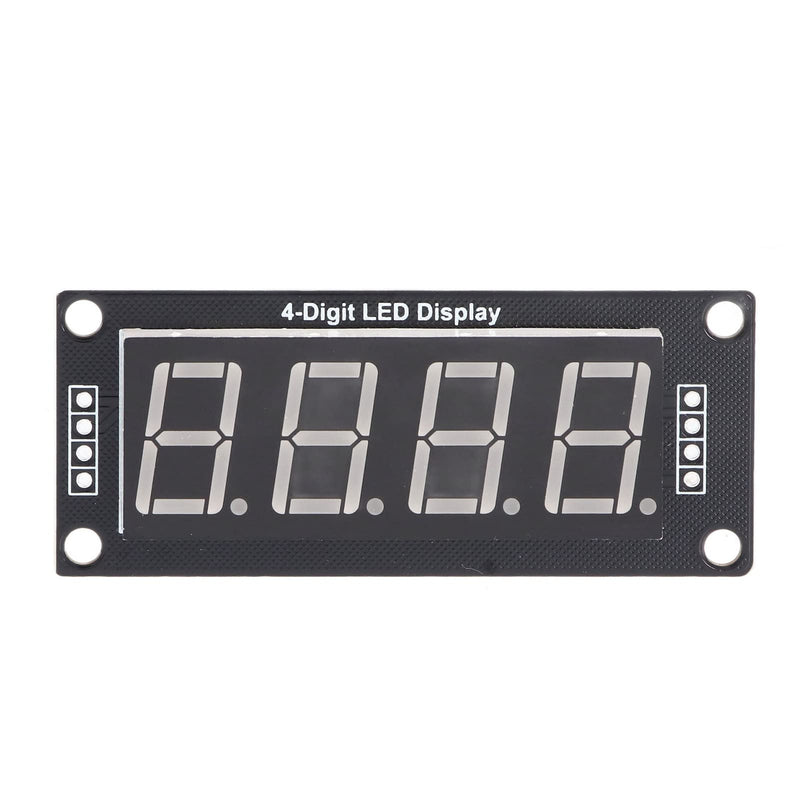 Set 0.56 Inch 4 Digit Tube LED Segment Display Module TM1637 Driver Chip 7 Segment LED Digital Display (MRA172A Red)