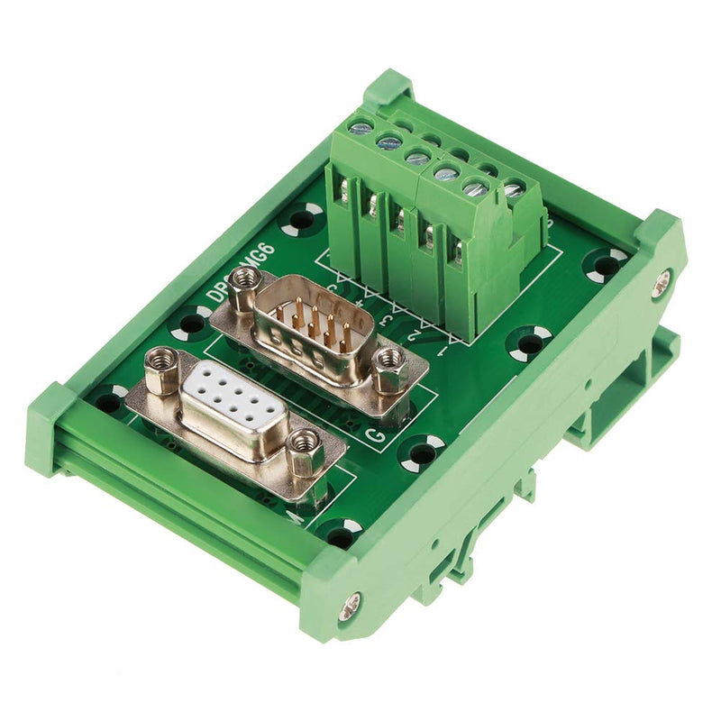 DB9 Breakout Board for DIN Rail Interface Module Industrial Automation Control Panel
