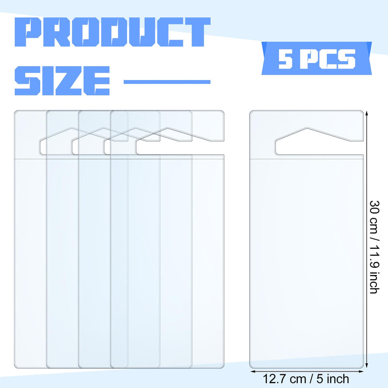 5 Pcs Handicap Placard Holder Clear Plastic Sleeve for Handicap Placard Disability Placard Holder for Car Disabled Parking Permit Holder Handicap Parking Placard Handicapped Car Tag Cover