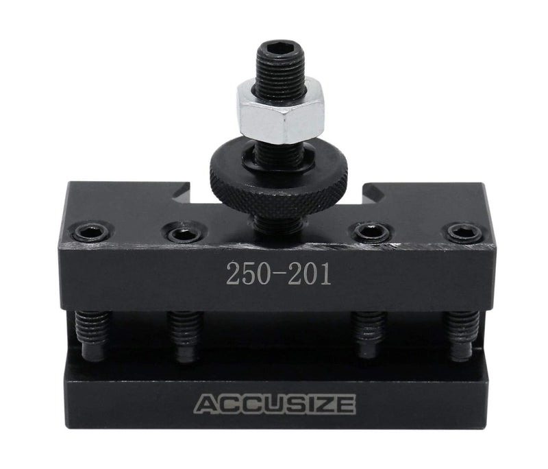 Accusize Industrial Tools Bxa Turning and Facing Holder, Working with 5/8 inch Turning Tools, Quick Change Tool Holder, Style 1, 0250-0201 BXA, 5/8"