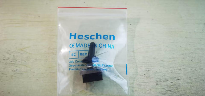 Heschen toggle switch KN3D-101 on/off switch 25A 12V 2-pin latching with waterproof (1) 1