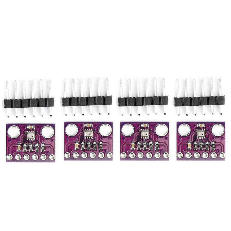 4PCs Atmospheric Pressure Sensor Module Temperature Humidity Digital Barometric Pressure Altitude Sensor GY-BMP280-3.3 Synthetic Cardboard