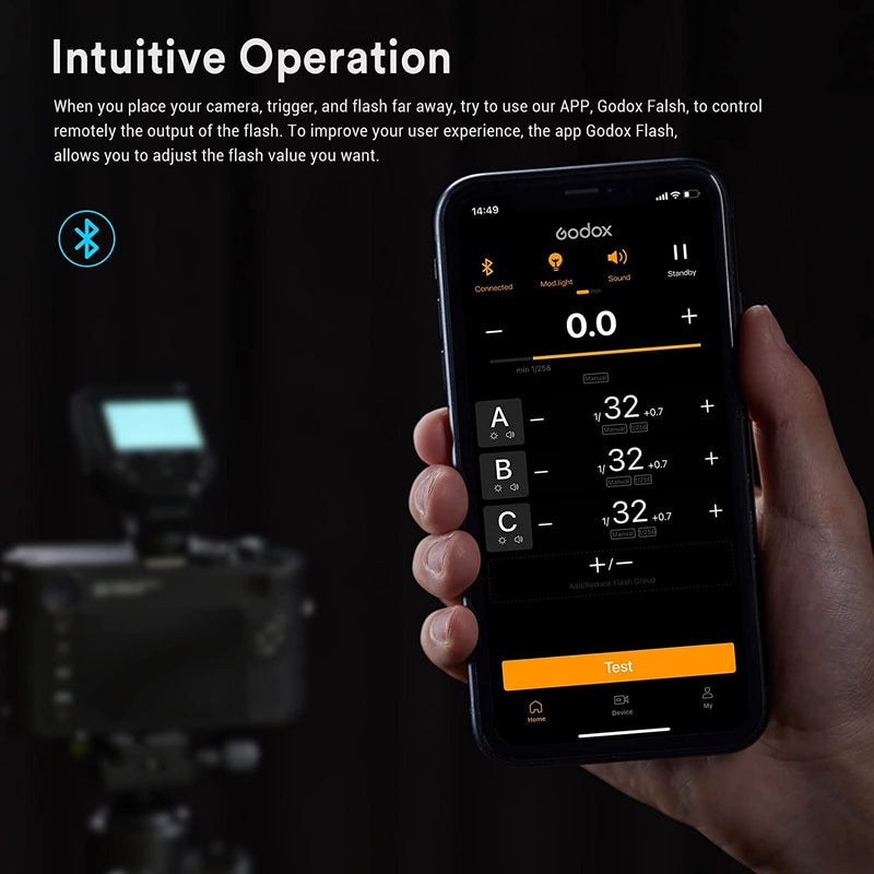 Godox XProII-S XproIIS TTL Wireless Flash Trigger for Sony Cameras,2.4G 1/8000s HSS,Bluetooth Connection,TCM Instant Conversion,Updated Quick-Release Lock,16 Groups and 32 Channels(XProII-S)