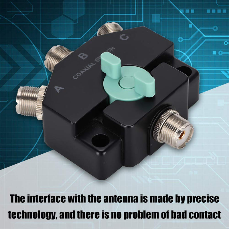 Wideband Coax Switch, Connected to Three Antennas, Interface Made by Technology, Adjust The Received by Switching The Antenna.