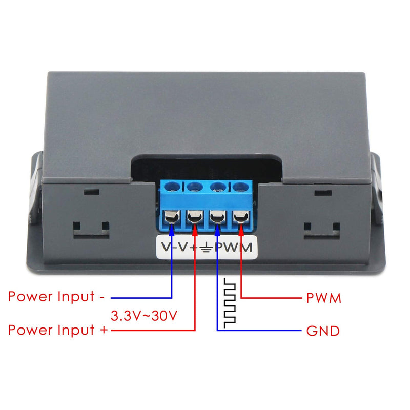 DROK Frequency Generator Pack of 2, DC 3.3V-30V 5-30mA 1Hz-150kHz Adjustable Output PWM Pulse Duty Cycle Square Wave Function Signal Generator Module