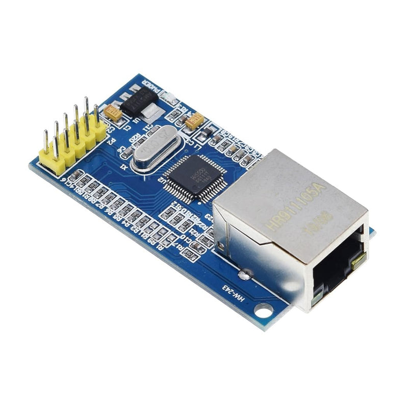 Hailege 2pcs W5500 LAN Ethernet Network Module 3.3V / 5V Support TCP / IP51 / STM32 Microcontroller Program with 32k Bytes SPI over W5100