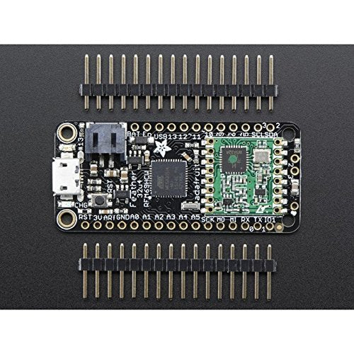 RF Development Tools Adafruit Feather 32u4 RFM69HCW Packet Radio - 868 / 915 MHz