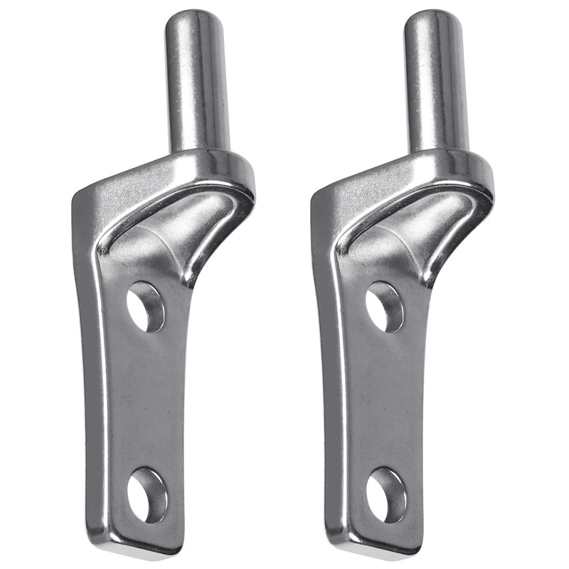 Insaga 2Pack Wall Mount Gate Hinge Cast Farm Gate Hinges Heavy Duty No Welding Design for Outdoor Chain Link Metal Fence Gates with 5/8'' Pin (Screws Not Included) Wall hinge-B