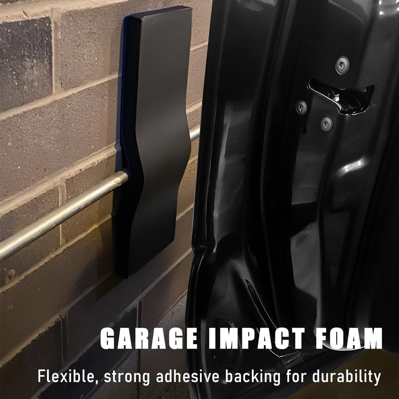 4 PCS Garage Wall Impact Foam, Self Adhesive Car Door Anti-Collision Bumper Guard Foam, NBR Cushioning Foams for Warehouse Parking Assist, Universal Car Accessories