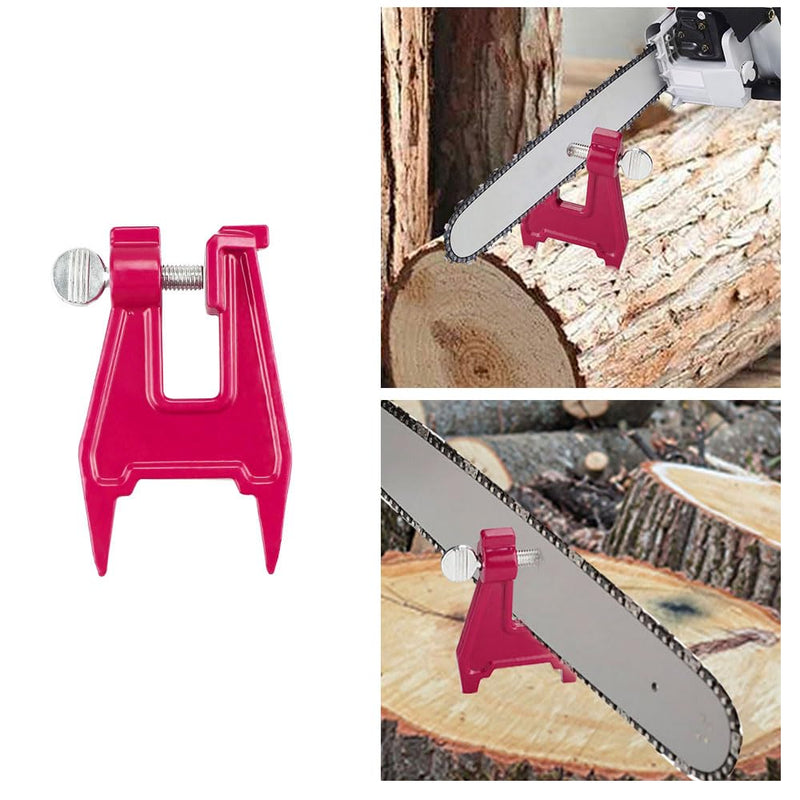 Chainsaw Sharpening Files Kit, Chainsaw Sharpener Files Set, Chainsaw Sharpener Includes Chainsaw Blunt, Round File, Sharpening Guides, Depth Gauge, Flat File, Wooden Handle, Lightweight Field Bag