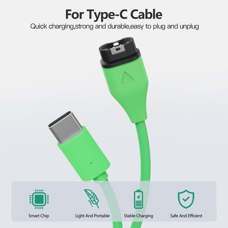 AWINNER Compatible with Garmin Watch Charger Cable (USB C - 2 Pack) USB C - 2 Pack