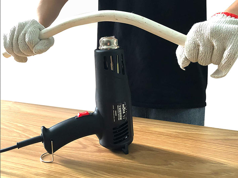 Hot air guns, mofa heat guns 2000W with 2 temperature settings 150°C to 550°C (302°F ~ 1022°F), 4.6ft long cable with 2 nozzles as overload protection for the process (MJ12) Mj12