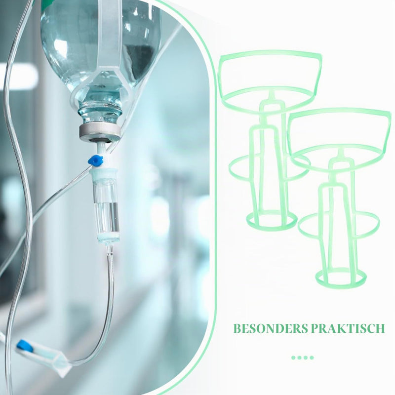 Healvian Infusion Bottle Net Cover Reusable Plastic Net for Saline Solution Hanging Salt Bottle Cover for Hospital Clinic and Home 5.51 x 3.94 x 3.15 Inches
