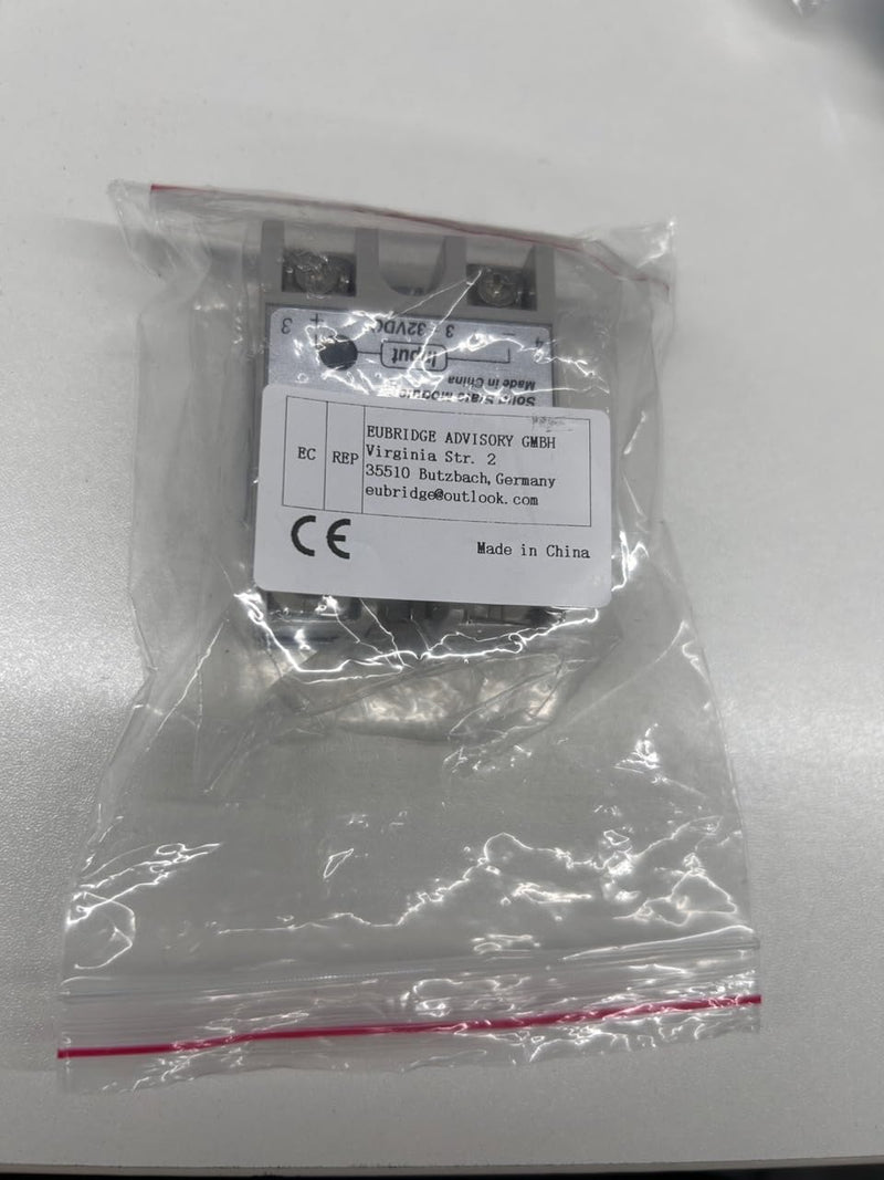 diymore 2PCS Solid State Relay Module with Plastic Cover,SSR-40DA 3-32V DC Input 24-380V AC Output 2PCS 40DA