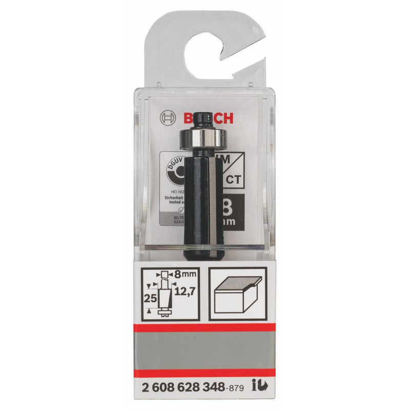 Bosch Professional flush cutter Standard for Wood (for wood, Ø 12.7 mm, working length 25.4 mm, hand router accessories) L 25.4 mm