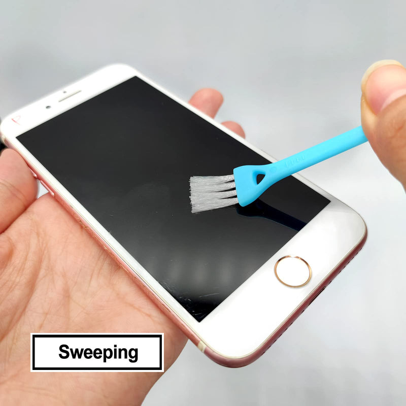 Quacc 20 PCS Cell Phone Cleaning Kit USB Charging Port and Headphone Jack Cleaner Camera Cleaning Brush Set Compatible with iPhone, iPad, Airpod, Laptop and Other Electronics