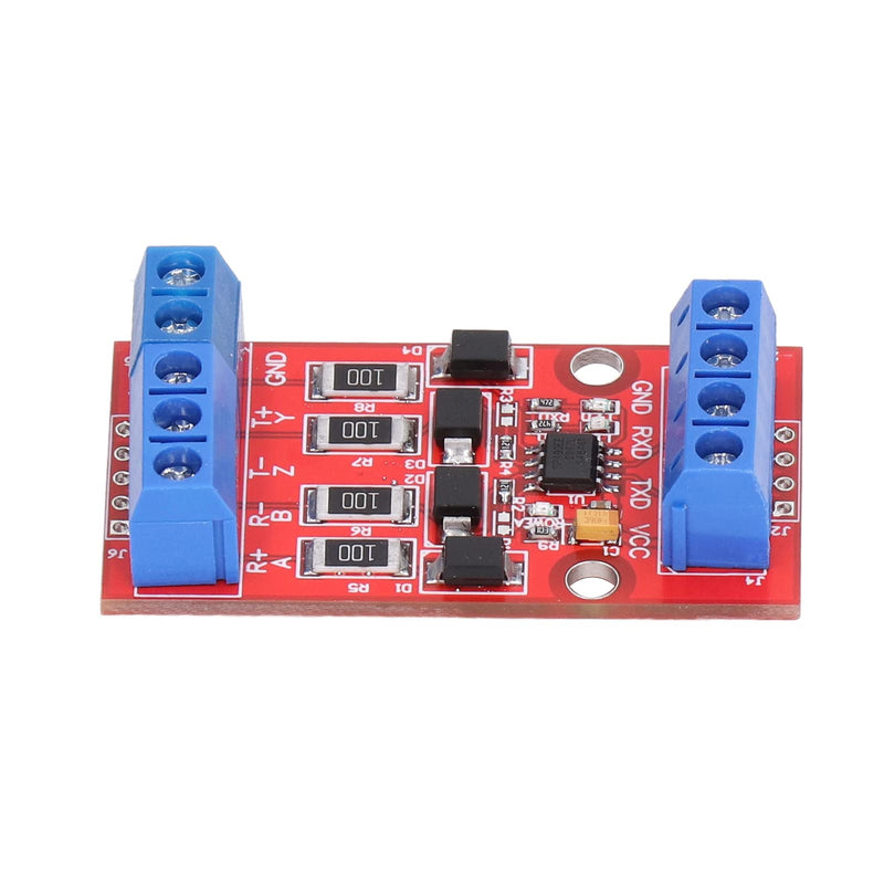 Fafeicy RS422 to TTL Level Converter Module, Bi-Directional UART Serial Port Conversion Board, 5V, Surge and Over Current Protection, SMD Components | Bi-directional full duplex with surge protection, for embedded projects and industrial automation