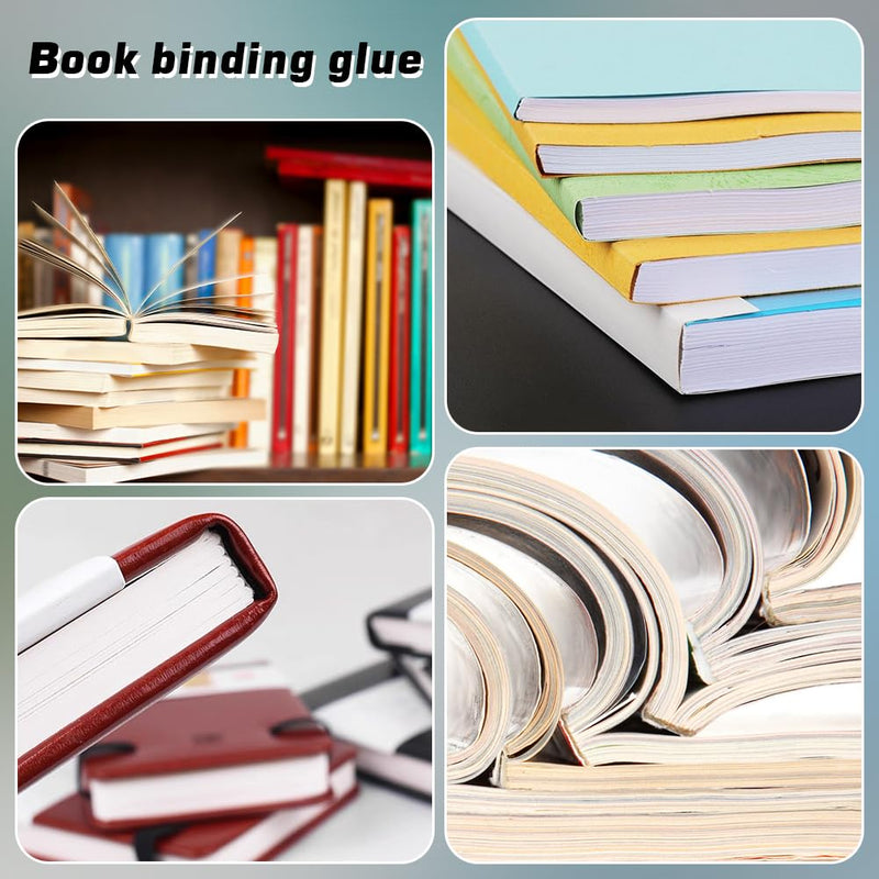 BENECREAT 16Pcs 11.2inch Glue Strips with Mesh Backing, 24mm/0.9inch Wide Hot Melt Resin Strips, Thermal Glue Strips for Book Binding Repair Hot Melt Binding Machine, 1.2mm Thick