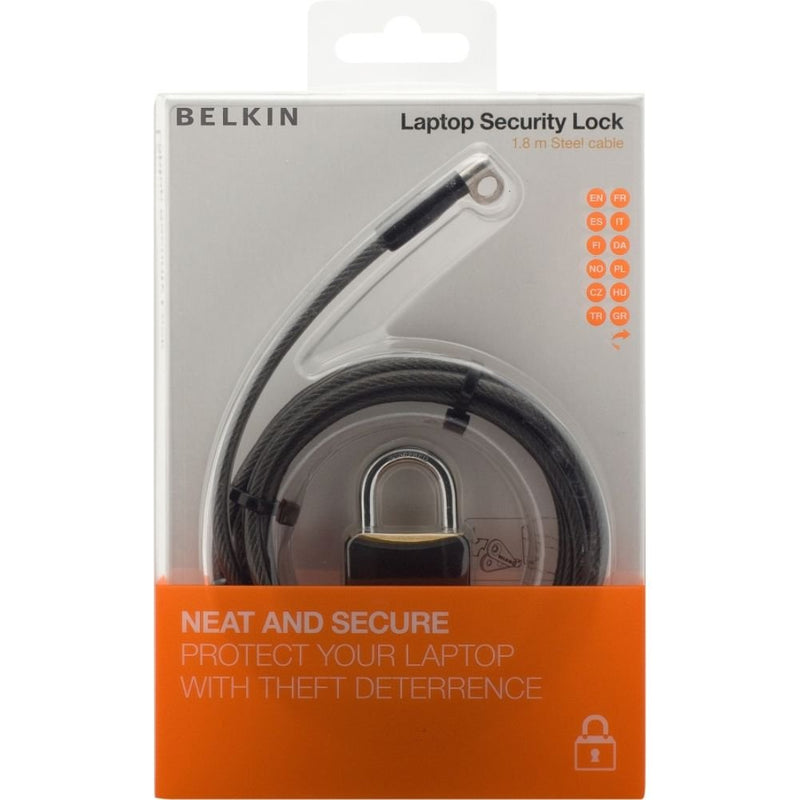 Belkin F8E550-CMK Notebook Security Lock, Master-Keyed Master-Keyed Security Lock