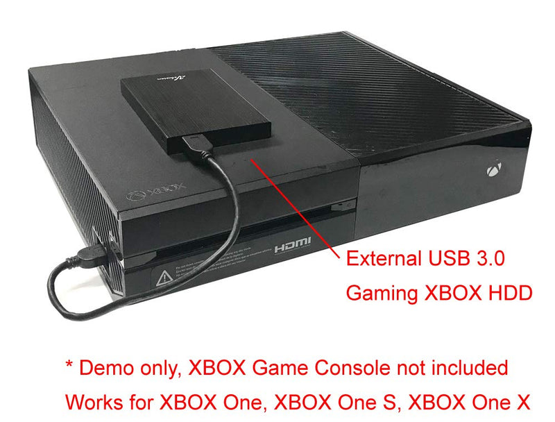 Avolusion HD250U3 1TB USB 3.0 Portable External Gaming Hard Drive (Xbox One Pre-Formatted) - Black